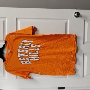 Rue 21 Beverly hills orange shirt
